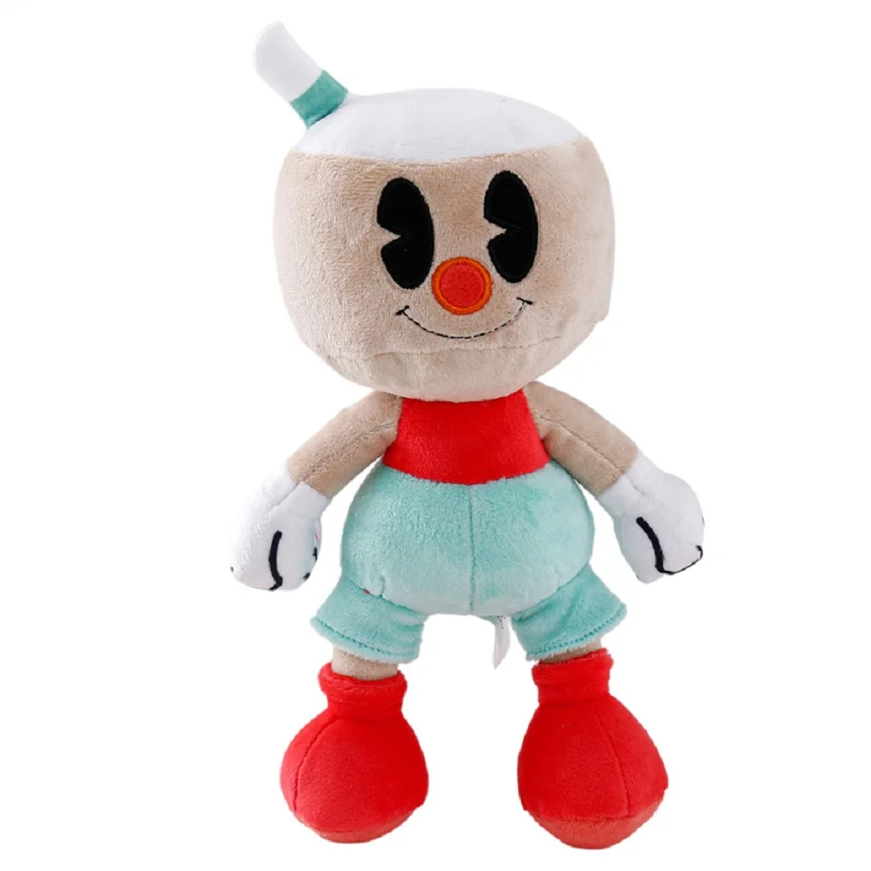 13 style Cuphead Plush Toys Mugman The Chalice Soft Stuffed Peluche Dolls Cute Cartoon Doll Toy for Kids Birthday Christmas Gift