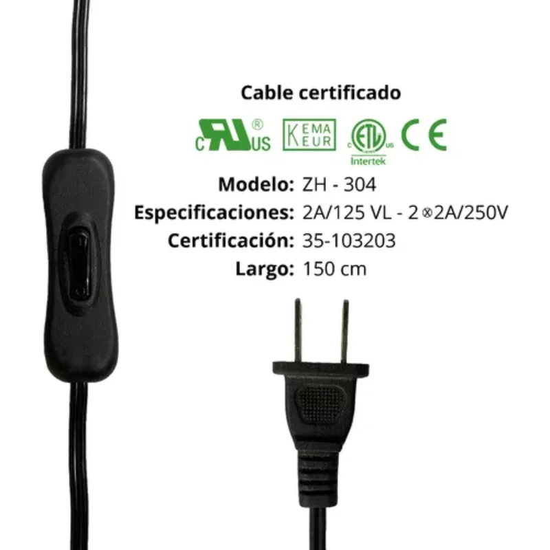 10 cables with switches and plugs for lamp  accessories sockets