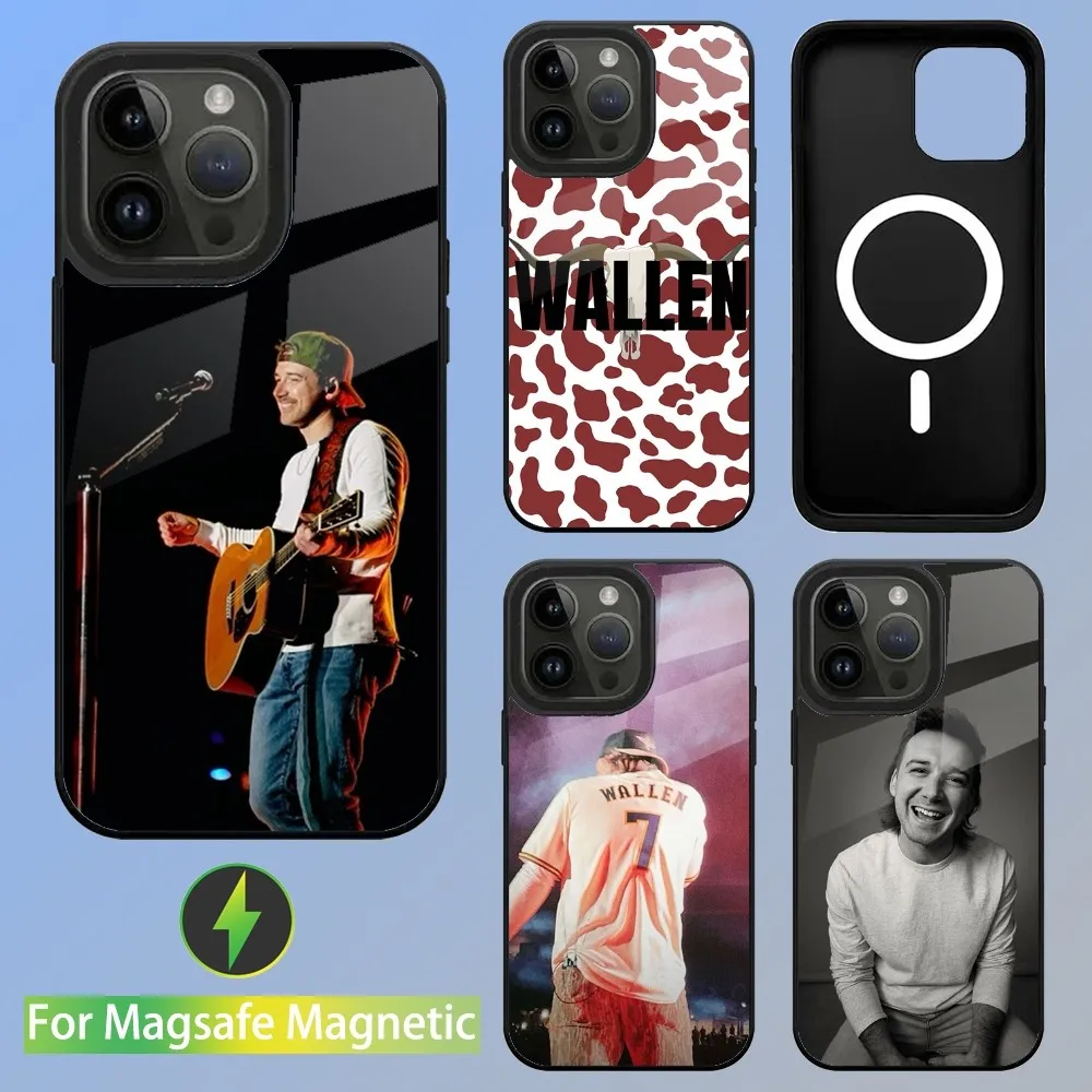 

Morgan Wallen Singer Phone Case For iPhone 15,14,13,12,11,Plus,Pro,Max Mini Magsafe Magnetic Wireless Charging