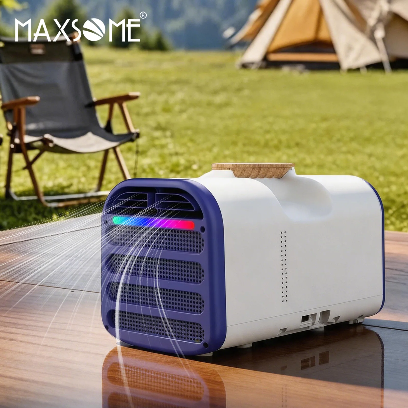 Household DC 24v/12v Portable Air Conditioner Friendly Green Products Multi-scenario Use 220V/110V/ 24v Easy To Carry5200BTU