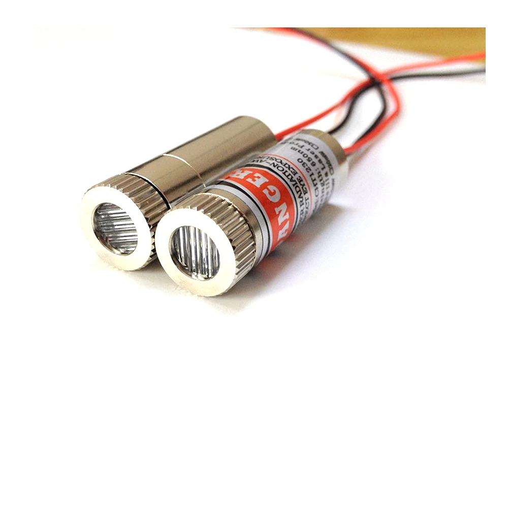 

Focusable 450nm Dot/Line/Cross Blue Laser Module 50mw Diode Lights 12x30mm