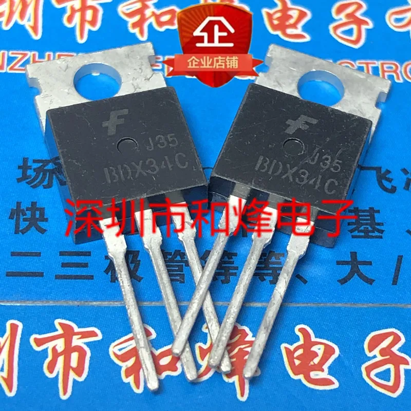 5PCS-10PCS BDX34C  TO-220 100V 10A   New And Original On Stock