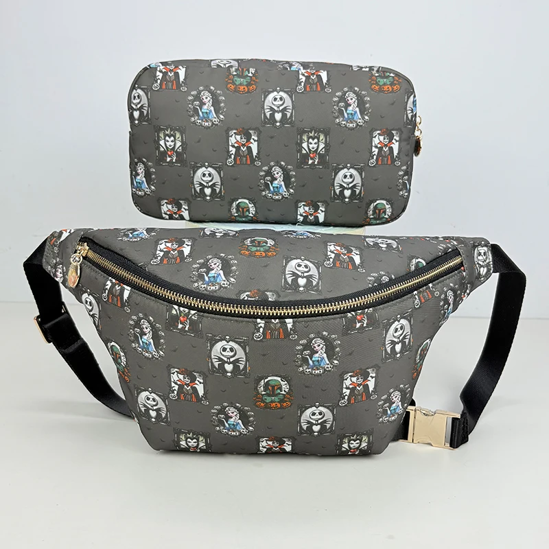 

Поясная сумка Disney на Хэллоуин, нагрудные сумки с Микки Маусом, мультяшная рождественская поясная сумка, поясная сумка для фитнеса, сумка для подарка на вечеринку