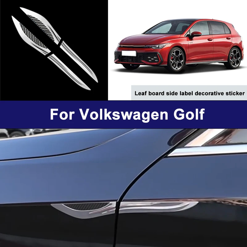 

Suitable For Volkswagen Golf car side blade stickers, car body external scratch protection decorative strip accessories
