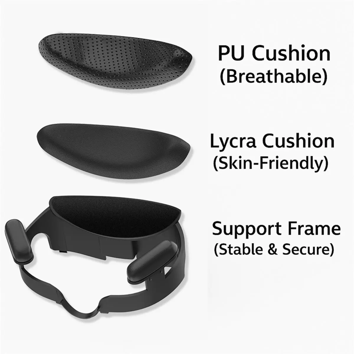 Digital Essentials  Interface Bracket Mask for 3 Breathable Face Cover Frame for 3 VR Accessories