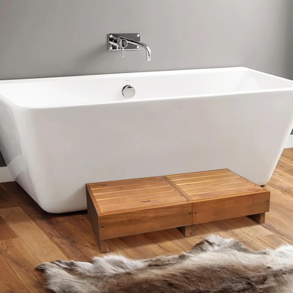 مقعد مرتفع مكون من 6 مقاعد خشبية للأسرة، للاستخدام للبالغين وكبار السن، ومقاعد لخطوات غرفة النوم والمطبخ، ومساعد وصول السرير العالي