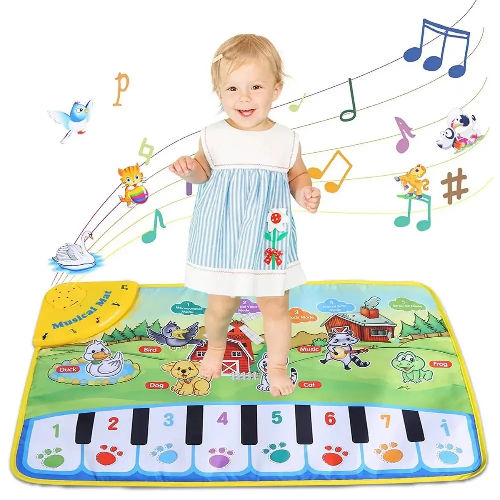 

Early Education Musical Piano Mat Multifunctional Learning Music Floor Keyboard Dance Mat Light Electronic Organ