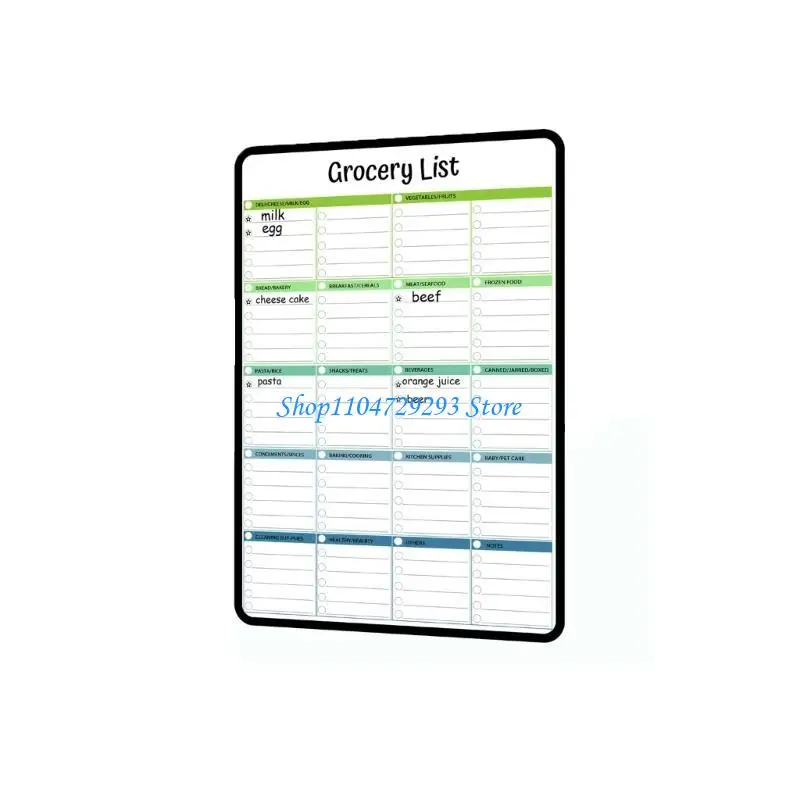 Y2GD MAGNÉTIQUE MONDIAT MEMBAL CALENDRE HEBDAIRE BLAND BLAND pour les réfrigérateurs efface le calendrier Dry efface à