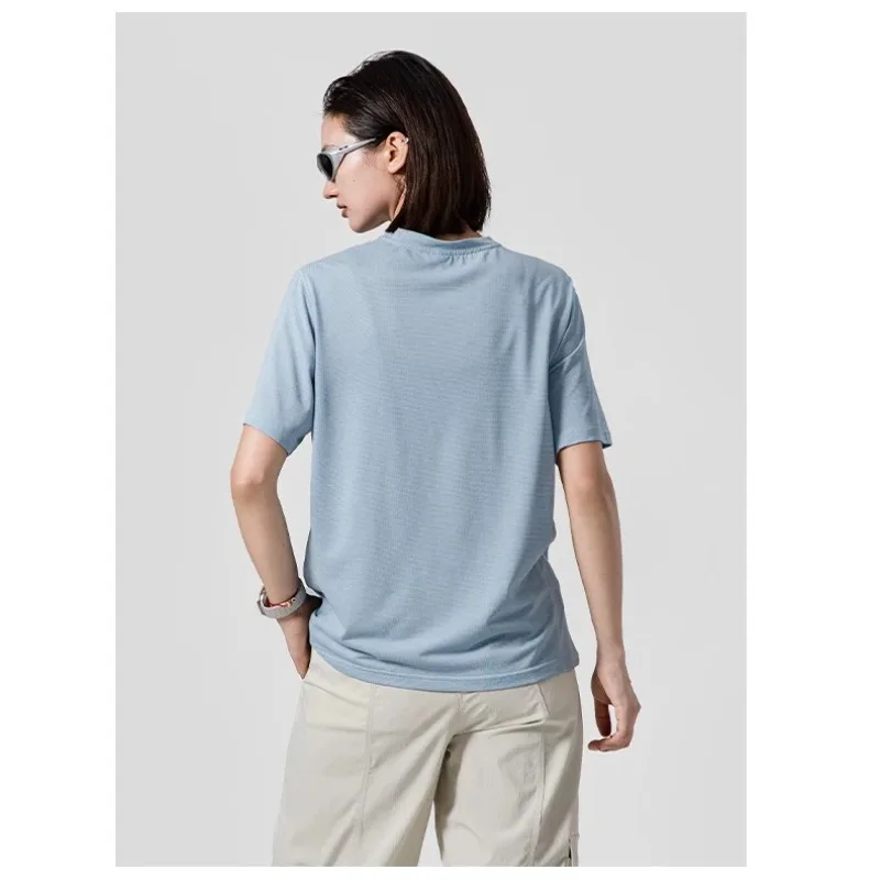 Summer Breathable Quick Dry Sports T-Shirt Men Women Antibacterial Running Gym Fitness Casual Oversized Short Sleeve Tee Top