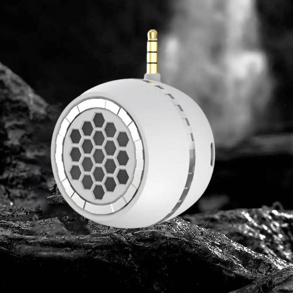 Altavoz auxiliar de alto volumen, minialtavoz de ordenador para teléfonos móviles, portátiles, Plug Play, Audio-visual con salida de volumen