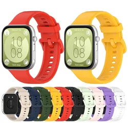 Silicone Strap For Huawei Watch Fit 3 Smart Watch Replacement Wristband Sport Bracelet Wrist Band Fit3 Accessories Newest Belt