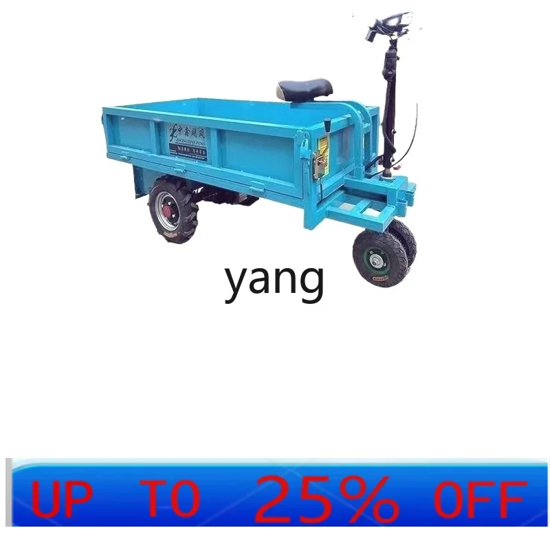 LTT agricultural stall three-wheeled electric flat truck orchard transport truck construction site handling upside down donkey