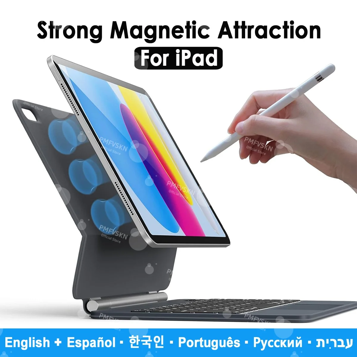 

Backlight Magic Keyboard Case For iPad Air 11 13 6th 7th M2 M3 2025 11th A16 10th Gen 10.9 Air 5 4 Case For iPad Pro 11 12.9 13