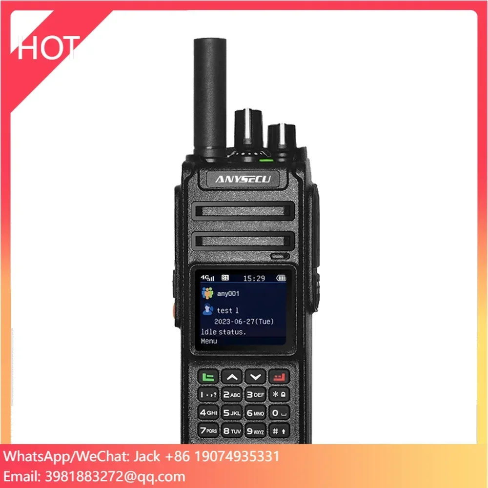 

New 4G POC Network Radio HD820 Linux System IP66 Waterproof 4G/3G/2G LTE IP Radio Work With Realptt