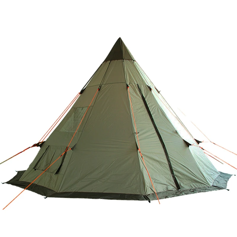 LMM Outdoor Camping Print Portable Double Camp Rainproof Beach Picnic Tent