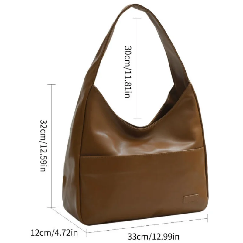 2024 Women\'s Bag Shoulder Bags New Fashion Tote Bags Leisure Versatile Solid Color Korean Outdoor High Capacity Crossbody Bags