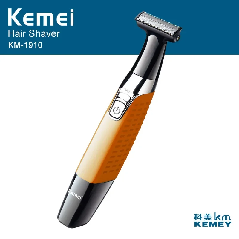 Kemei men\'s electric shaver body face electric razor for men stubble trimmer beard shaving edge trimer head trimmer back
