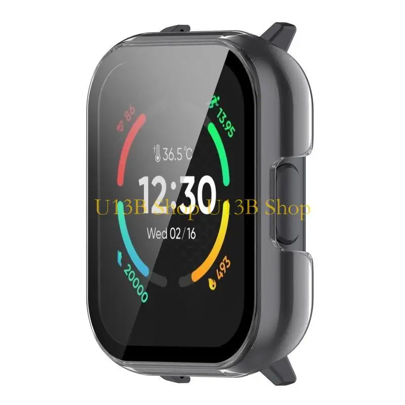 U13B TPU para caso para cubierta protector pantalla brazalete inteligente para TechLife Watch S100/S