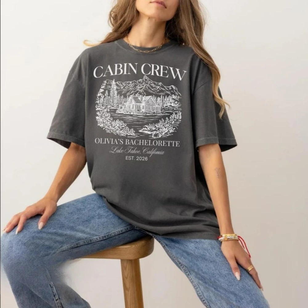 Vintage Custom Camp Bachelorette Party Shirt Mountain Tee Camp Hiking Bridal Party Gifts Lake Themed Bach Party Clothes