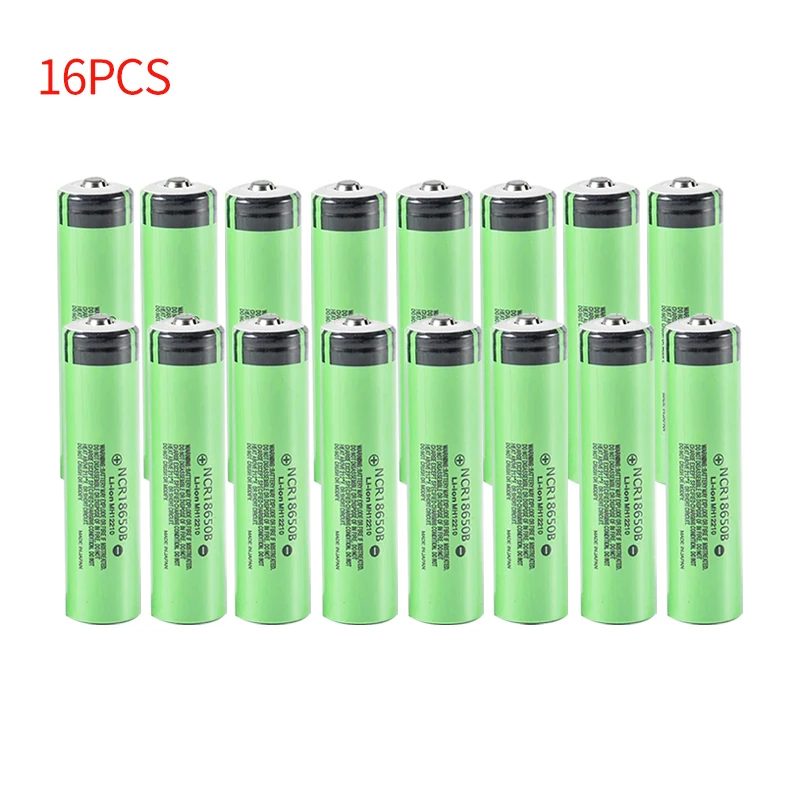 100% Nieuwe Originele NCR18650B 3.7V 3400mAh 18650 batterij Puntige Kop Oplaadbare Batterij voor Zaklamp Draagbare Fan Scheermes