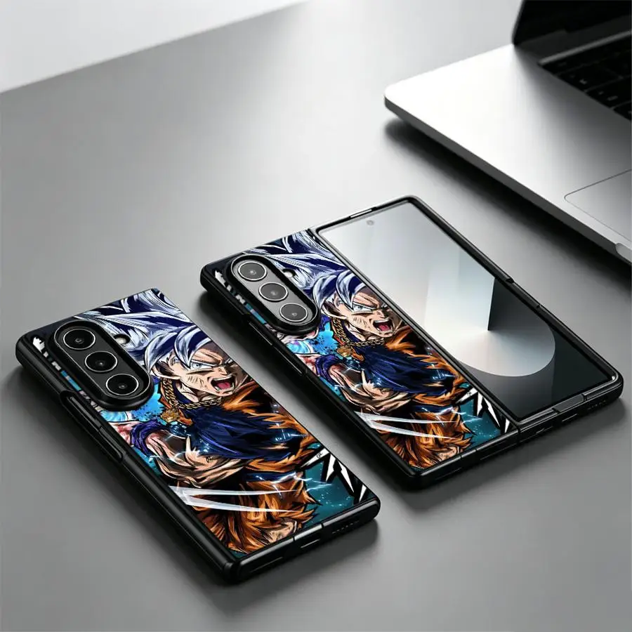 Case for Samsung Galaxy Z Fold 8 Ultra ZFold5 ZFold7 ZFold4 Z Fold 7 6 5 4 3 ZFold6 ZFold3 Phone Cover Japanese Dragon Comics