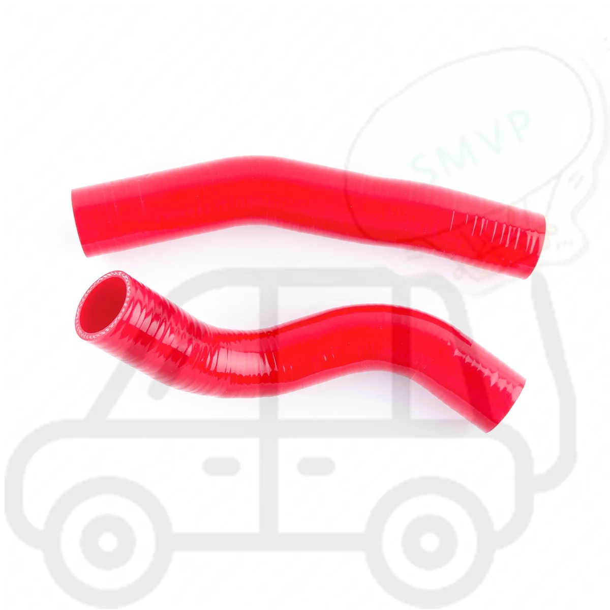 

3PLY Silicone Radiator Coolant Hose Kit For 1990-1998 Toyota Landcruiser HZJ80 1HZ Motor Replacement Auto Parts 2PCS Gloss Black