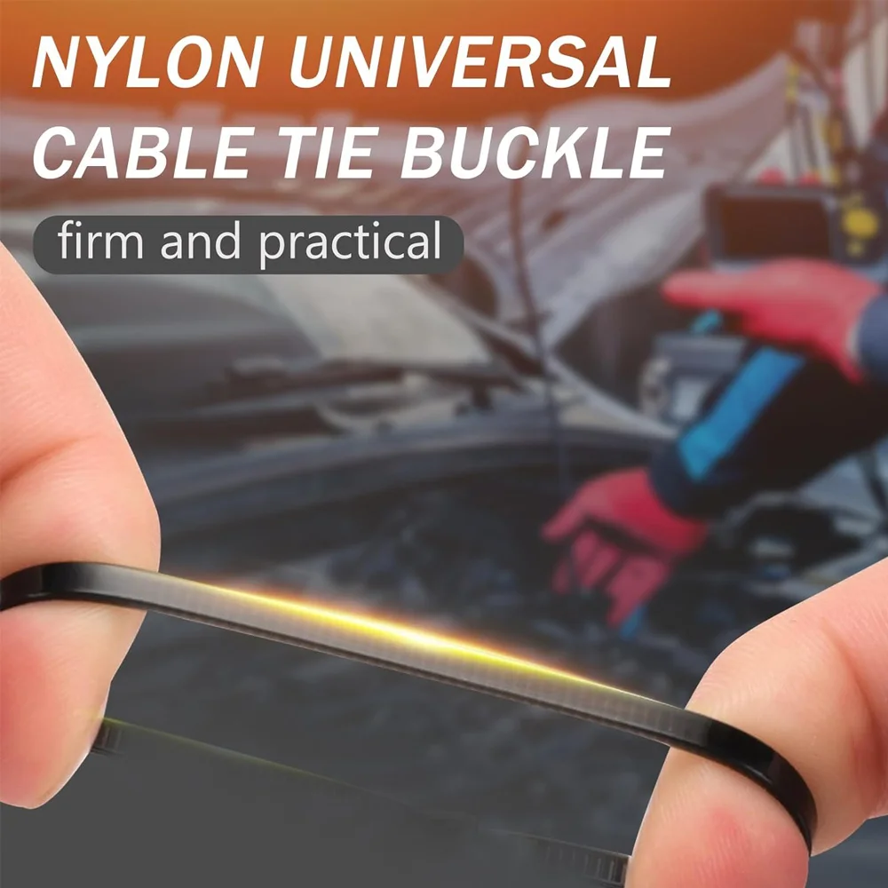 10/20/30/40/50/100 قطعة قسط الأسلاك البلاستيكية العلاقات الثقيلة كابل الذاتي قفل النايلون البريدي العلاقات الأشرطة ل قطعة من نسيج لوحة الجذع