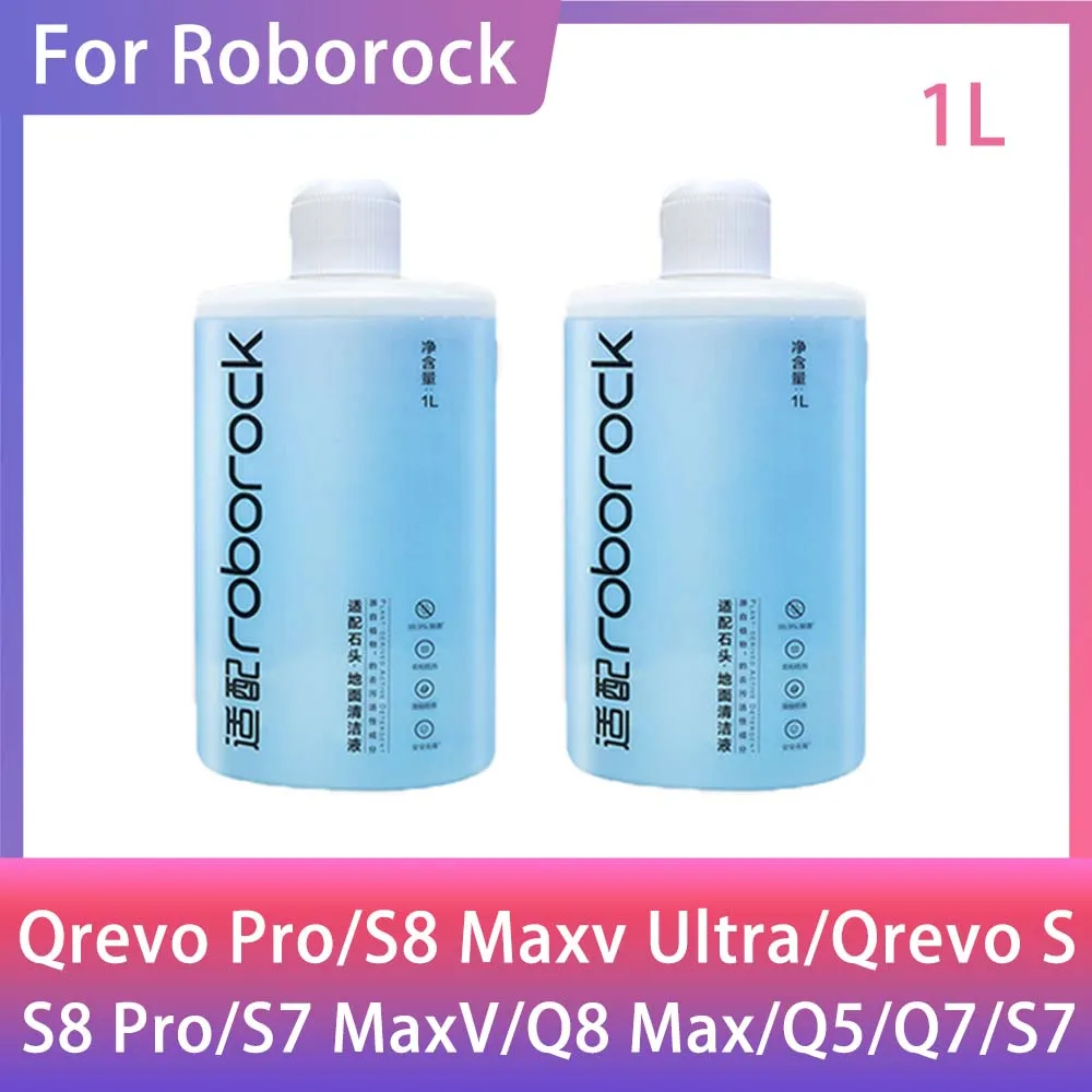 Płyn do Roborock Qrevo Pro/Qrevo S/S8 Maxv Ultra/S8/Qrevo Master/S7 MaxV Ultra/Q8/Q5/Q7 Płyn do czyszczenia podłóg 1L