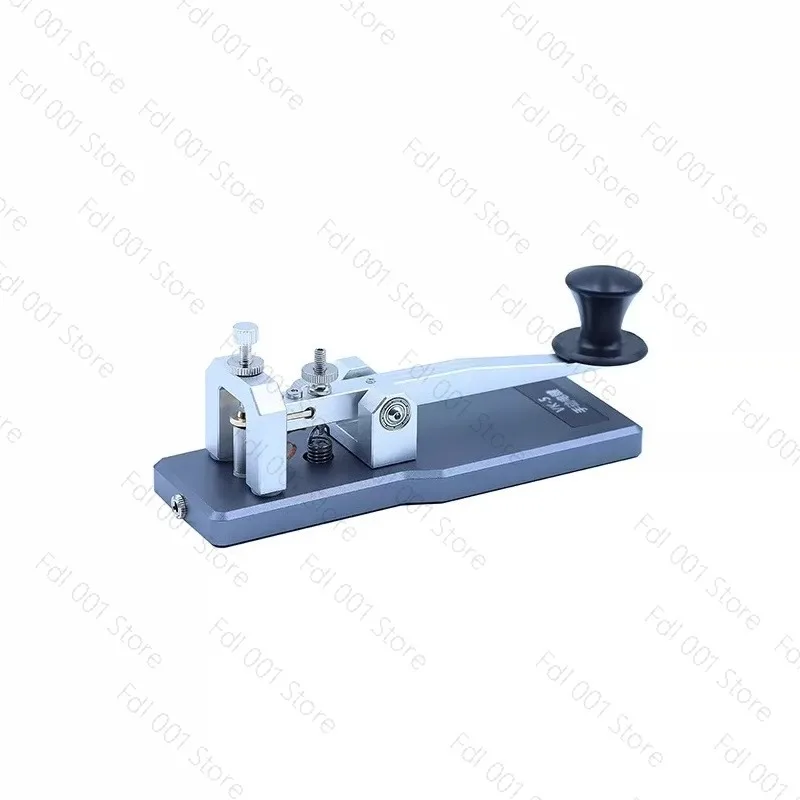 VK-5 Manual Morse Code Key Aluminum Base for Ham Radio 3.5mm