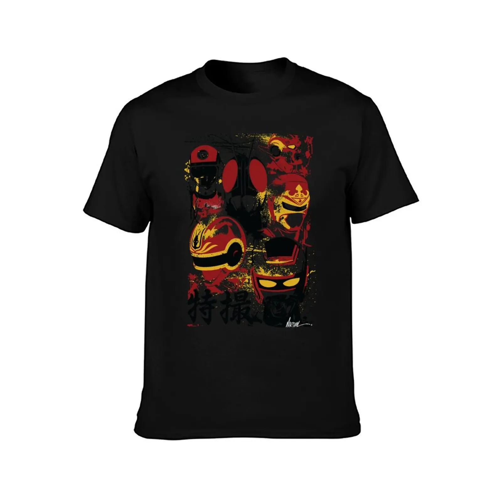 Tokusatsu Assemble 3 colors T-Shirt Fashion Casual Short Sleeve T-Shirt