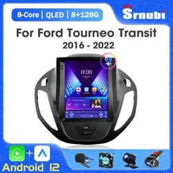 2 Din Radio samochodowe Android 12 dla Ford Tourneo Transit 2016 2017 2018 2019 2020 2021 2022 Carplay film nawigacyjny jednostka główna Tesli