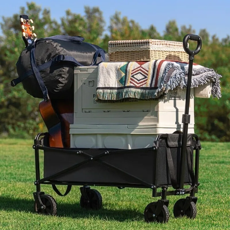 Outdoor Camper Folding Stall Shopping Pet Cart Camp Car Picnic Travel Equipment