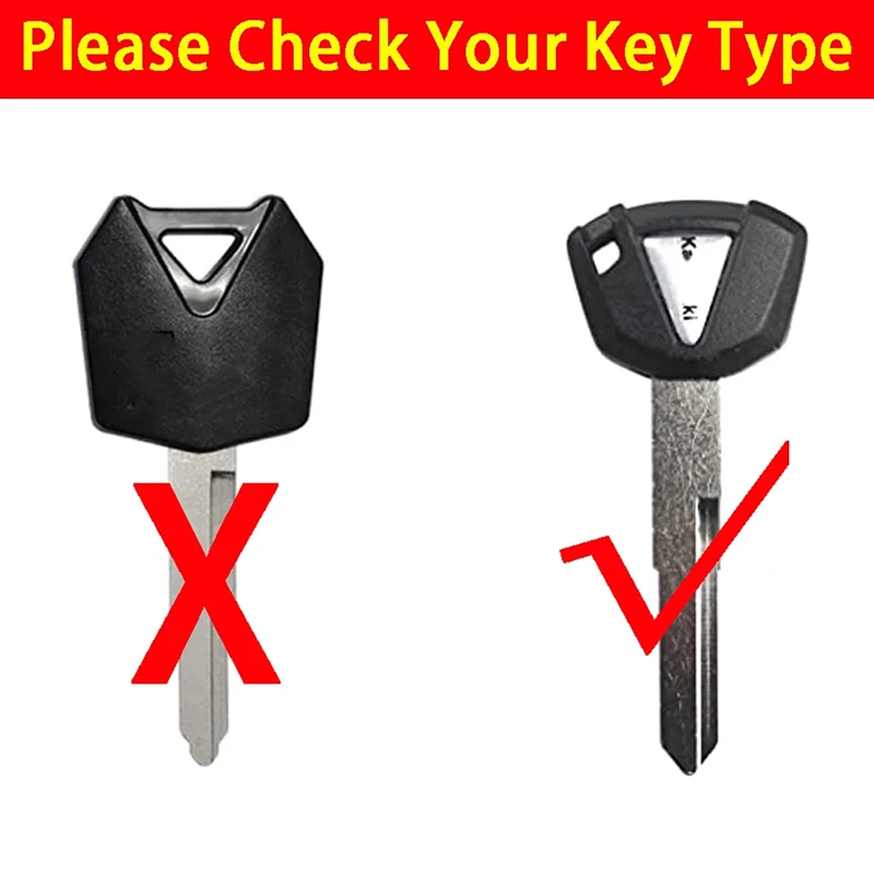 New high quality For Kawasaki Z650 Z650RS 2017 - 2022 2023 2024 Motorcycle Aluminum Key Case Cover & Braided Rope Key Chain