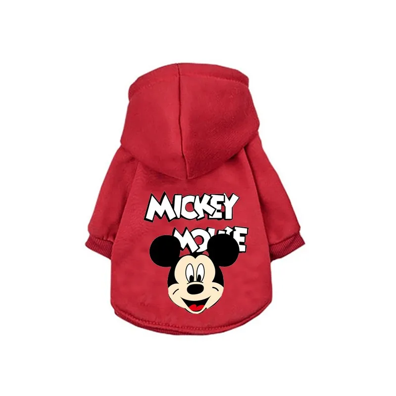 Spring Disney Pet Dogs Hoodies French Bulldog Dogs Clothes Mickey Minnie Puppy Small Medium Dogs Sweatshirt Chihuahua Perro Pug