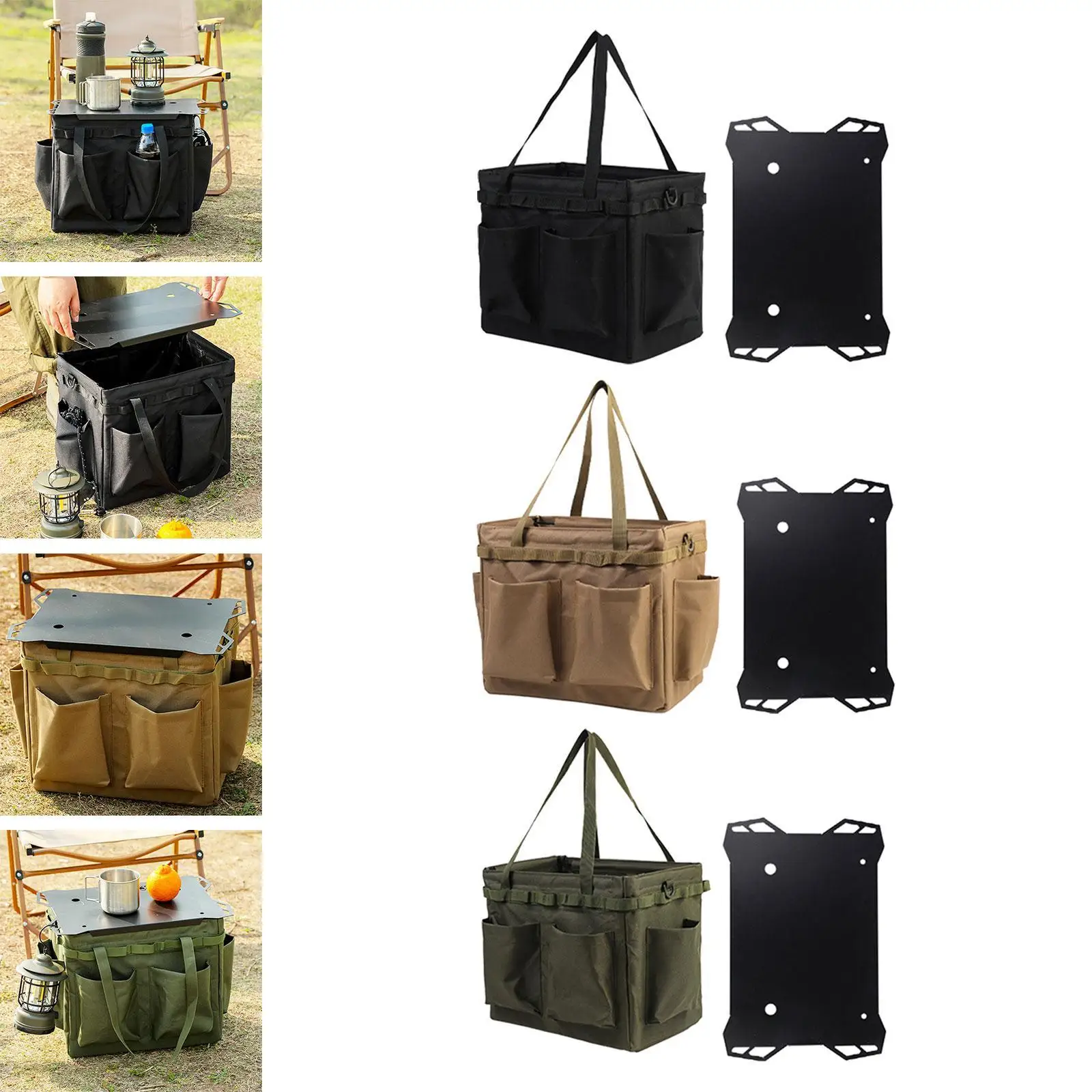 

Сумка для инструментов-органайзер, сумка для хранения инструментов, уличная износостойкая сумка для оборудования для пикника, дорожный держатель для инструментов для кемпинга, сумка для инструментов