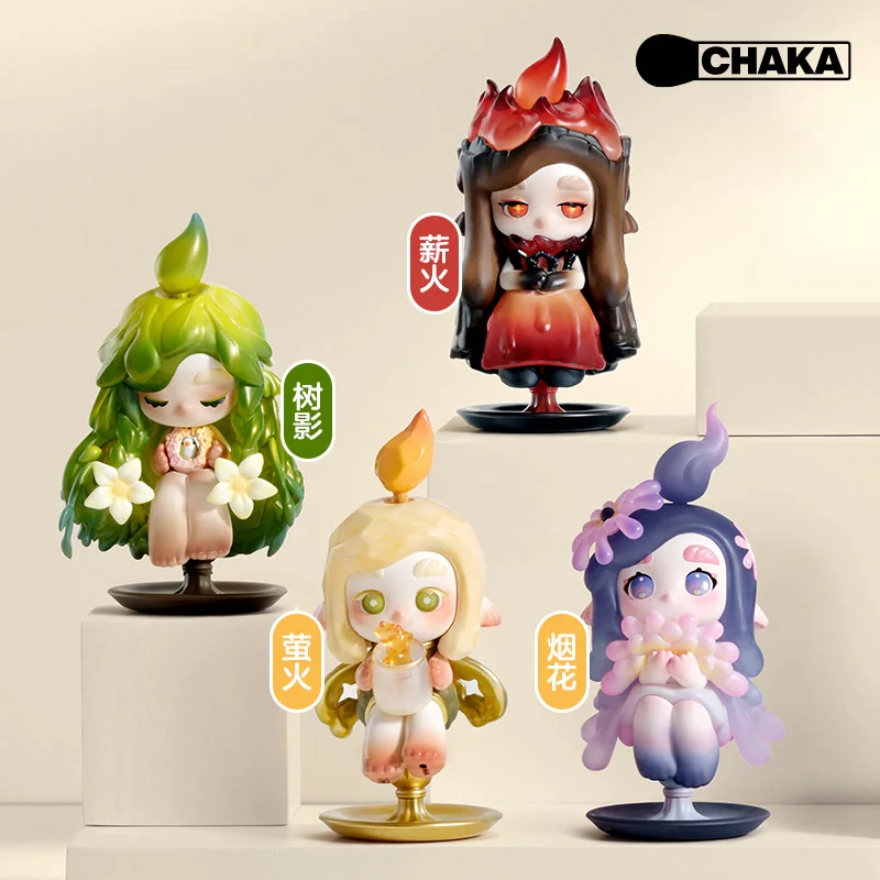 USER-X CHAKA Light Sprite Series Mystery Box Blind Box Kawaii Anime Action Figure Cute Toy Girl Gift Collectible