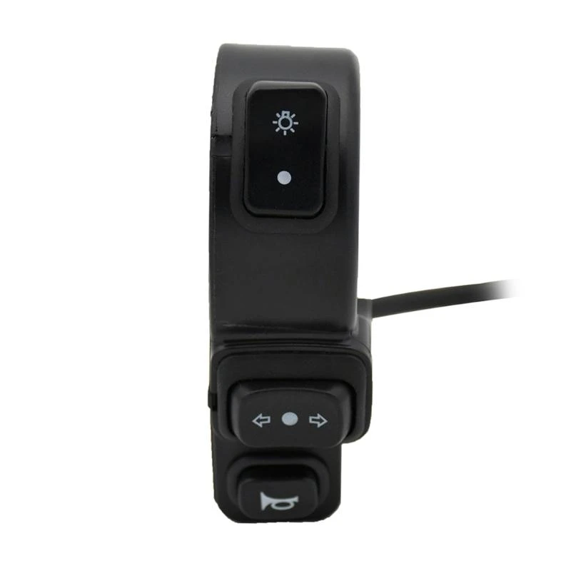 SZCH Motorcycle Handlebar Switch Handlebar Switch Control Motorcycle Handlebar Light Switch Push Button on off Switch ABS