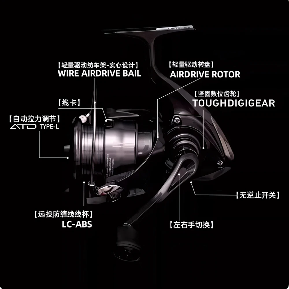 2026 ダイワ クロスファイア LT スピニングリール 最大ドラグ力 5-12KG