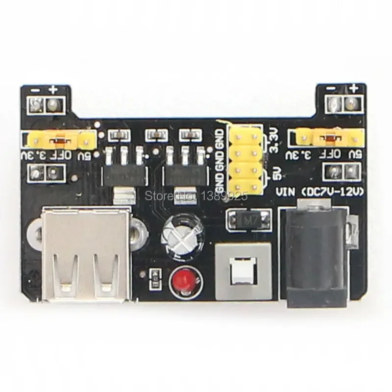 3.3V/5V MB102 Breadboard power module/400/830 points Prototype Bread board for arduino kit +65 jumper wires wholesale