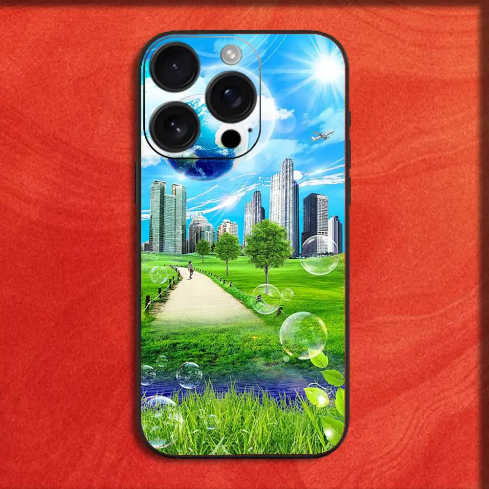 Funda de teléfono Art Frutiger Aeros para iPhone 17,16,15,14,13,12,11,Pro,Max,Plus,E,SE4,Air,Mini cubierta negra de moda