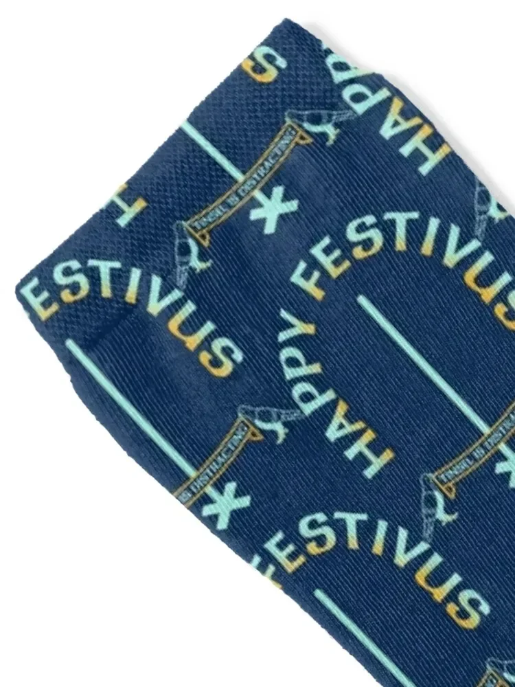 Happy Festivus - Tinsel is distracting Socks cool floral kids loose Socks For Men Women's