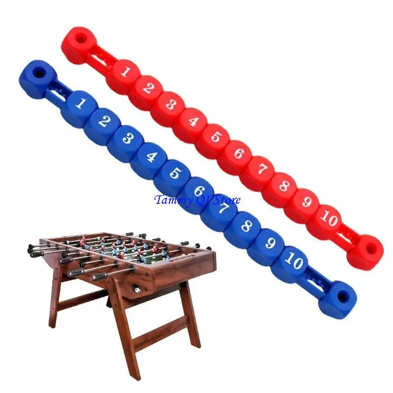 

F1FD 2PCS Пластиковый настольный столовый счетчик Foosball Air Hockey Hockey Unites Стремление к табличке футбольных табло табло
