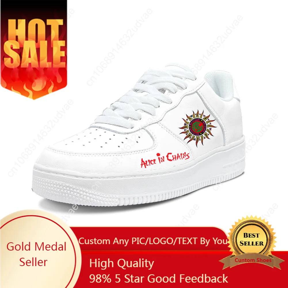 

Alice in Chains Casual Shoes Platform Shoe Sneakers Mens Womens Teenager Flats Custom Made Sneaker 3D Kateboarding Footwear
