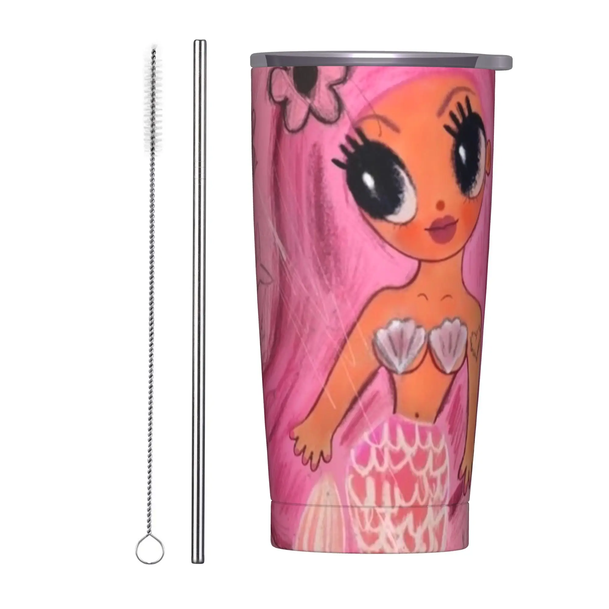 

Термокружка Reggae Ainger Karol G Bichota Season, вакуумная, непроливаемая, для путешествий и активного отдыха, 20 унций