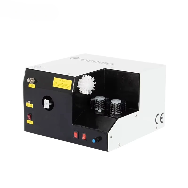EW-1015 Cable Brush Shielding Twisting Machine Usb Wire Brushing Machine
