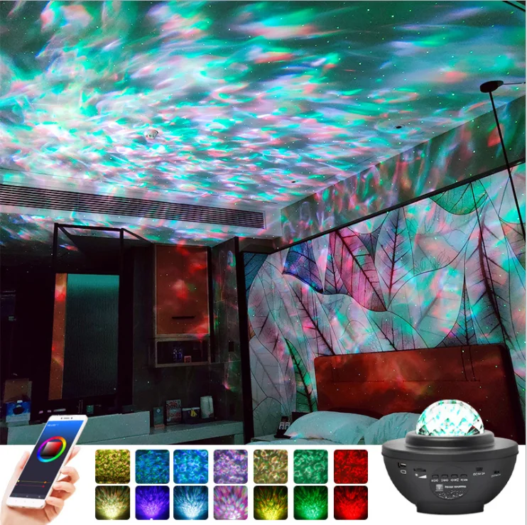 Color Changing Lamp LED Star Projector Night Light For Home Decoration And Kids