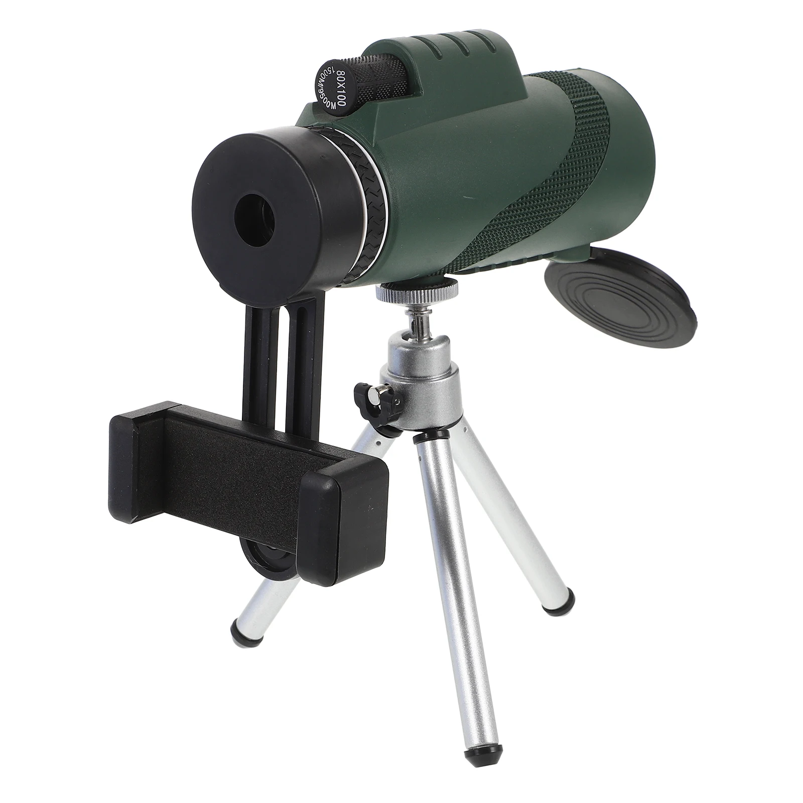

Monocular Adults 80X100 Portable Handheld Telescope Bird Watching Hunting Travel Camping Lightweight Compact Pvc Glue For