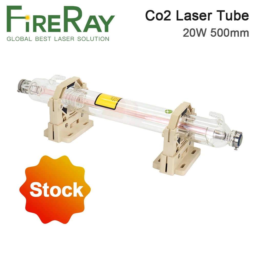 

FireRay 20W Co2 Glass Laser Tube Dia.50mm 500mm Glass Laser Lamp for CO2 Laser Engraving and Cutting Machine