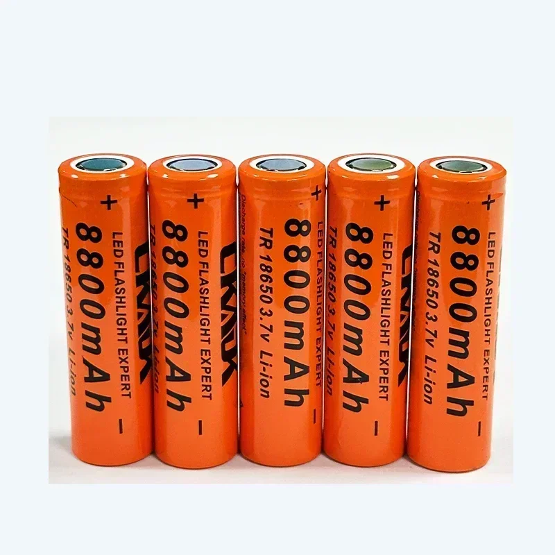 New 18650 Battery 3.7V 8800mAh Rechargeable Lithium-ion Battery for LED Flashlight Flashlight Battery