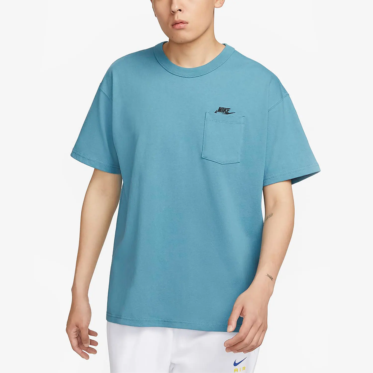 Nike genuine new men's comfortable and breathable knitted round neck short sleeved T-shirt DQ9296-440